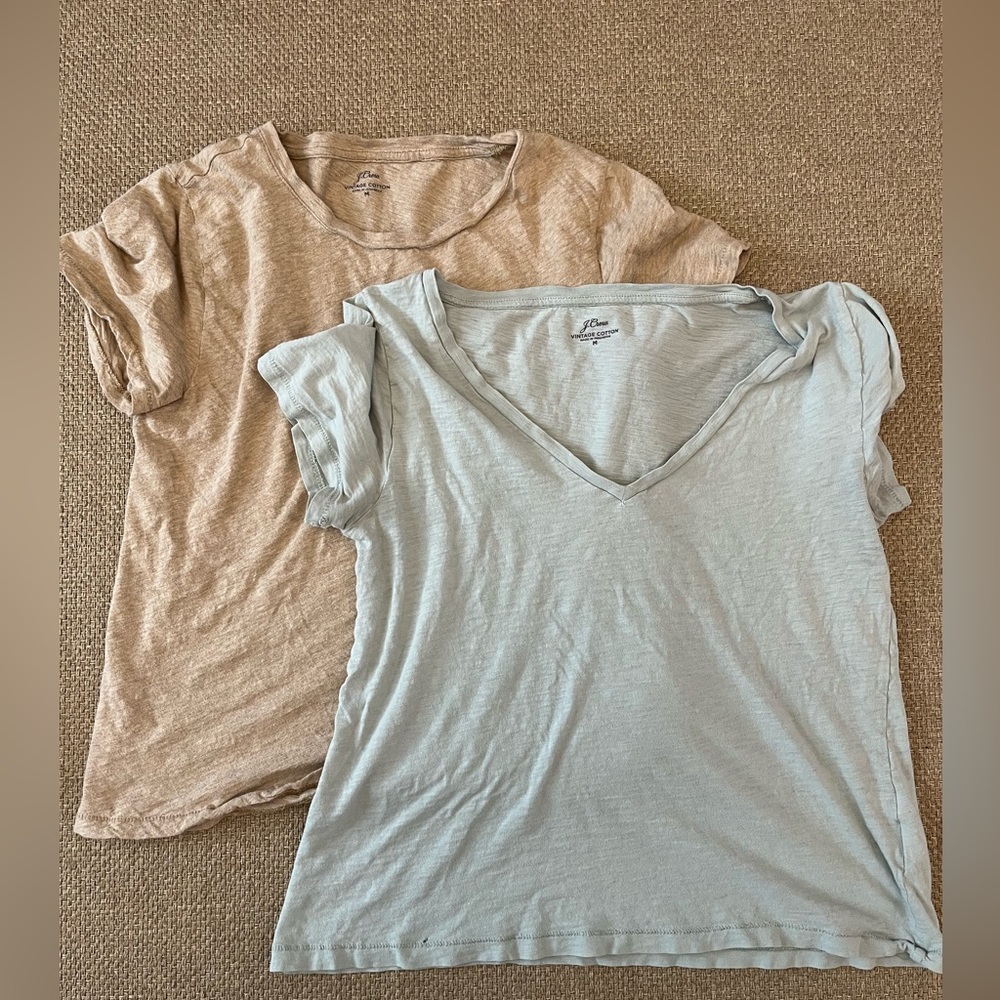 J Crew t shirts, size medium